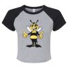 Women's Micro Rib Raglan Baby Tee Thumbnail