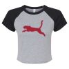 Women's Micro Rib Raglan Baby Tee Thumbnail