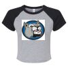 Women's Micro Rib Raglan Baby Tee Thumbnail