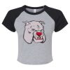 Women's Micro Rib Raglan Baby Tee Thumbnail