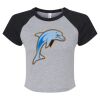Women's Micro Rib Raglan Baby Tee Thumbnail