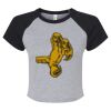 Women's Micro Rib Raglan Baby Tee Thumbnail