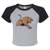 Women's Micro Rib Raglan Baby Tee Thumbnail