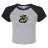 Women's Micro Rib Raglan Baby Tee Thumbnail