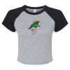 Women's Micro Rib Raglan Baby Tee Thumbnail