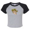 Women's Micro Rib Raglan Baby Tee Thumbnail