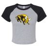 Women's Micro Rib Raglan Baby Tee Thumbnail