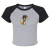 Women's Micro Rib Raglan Baby Tee Thumbnail