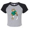Women's Micro Rib Raglan Baby Tee Thumbnail