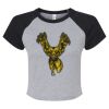 Women's Micro Rib Raglan Baby Tee Thumbnail