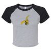 Women's Micro Rib Raglan Baby Tee Thumbnail