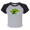 Women's Micro Rib Raglan Baby Tee Thumbnail