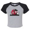 Women's Micro Rib Raglan Baby Tee Thumbnail