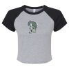 Women's Micro Rib Raglan Baby Tee Thumbnail