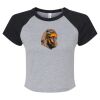 Women's Micro Rib Raglan Baby Tee Thumbnail