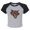 Women's Micro Rib Raglan Baby Tee Thumbnail