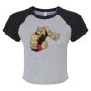 Women's Micro Rib Raglan Baby Tee Thumbnail
