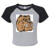 Women's Micro Rib Raglan Baby Tee Thumbnail