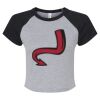 Women's Micro Rib Raglan Baby Tee Thumbnail