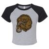 Women's Micro Rib Raglan Baby Tee Thumbnail