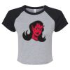 Women's Micro Rib Raglan Baby Tee Thumbnail