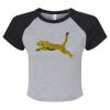 Women's Micro Rib Raglan Baby Tee Thumbnail