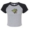Women's Micro Rib Raglan Baby Tee Thumbnail