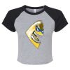 Women's Micro Rib Raglan Baby Tee Thumbnail
