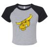 Women's Micro Rib Raglan Baby Tee Thumbnail