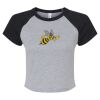 Women's Micro Rib Raglan Baby Tee Thumbnail