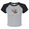 Women's Micro Rib Raglan Baby Tee Thumbnail