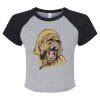 Women's Micro Rib Raglan Baby Tee Thumbnail