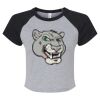 Women's Micro Rib Raglan Baby Tee Thumbnail