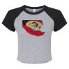 Women's Micro Rib Raglan Baby Tee Thumbnail