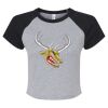 Women's Micro Rib Raglan Baby Tee Thumbnail
