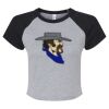 Women's Micro Rib Raglan Baby Tee Thumbnail