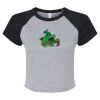 Women's Micro Rib Raglan Baby Tee Thumbnail