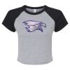 Women's Micro Rib Raglan Baby Tee Thumbnail
