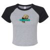 Women's Micro Rib Raglan Baby Tee Thumbnail
