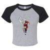 Women's Micro Rib Raglan Baby Tee Thumbnail