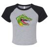 Women's Micro Rib Raglan Baby Tee Thumbnail