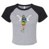 Women's Micro Rib Raglan Baby Tee Thumbnail