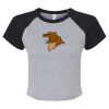 Women's Micro Rib Raglan Baby Tee Thumbnail