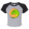 Women's Micro Rib Raglan Baby Tee Thumbnail