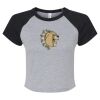 Women's Micro Rib Raglan Baby Tee Thumbnail