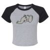 Women's Micro Rib Raglan Baby Tee Thumbnail