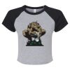 Women's Micro Rib Raglan Baby Tee Thumbnail