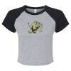 Women's Micro Rib Raglan Baby Tee Thumbnail