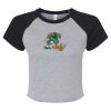 Women's Micro Rib Raglan Baby Tee Thumbnail