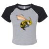 Women's Micro Rib Raglan Baby Tee Thumbnail
